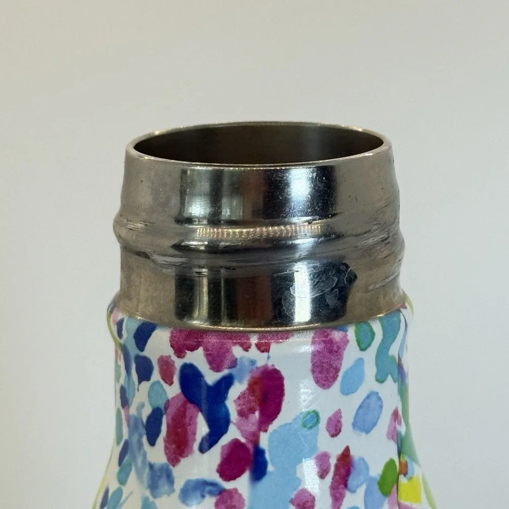 Swell x Lilly Pulitzer‎ Catch The Wave 2010 17oz Insulated Water Bottle Steel